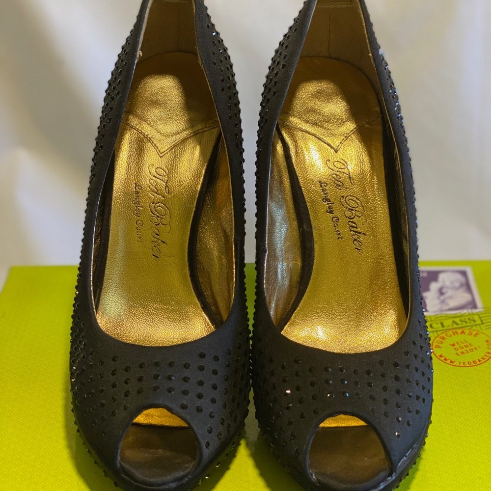 Ted Baker Satin Sparkling pumps